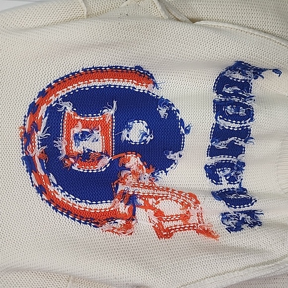 Cliff Engle LTD 80's Broncos wool blend sweater Adult size L - Picture 7 of 7